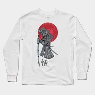 Samurai Warrior Long Sleeve T-Shirt